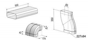 Abluft-Set Berbel BE.Abluft-Set DL