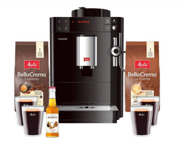 Melitta Kaffeevollautomat Passione F530-102 Bundle